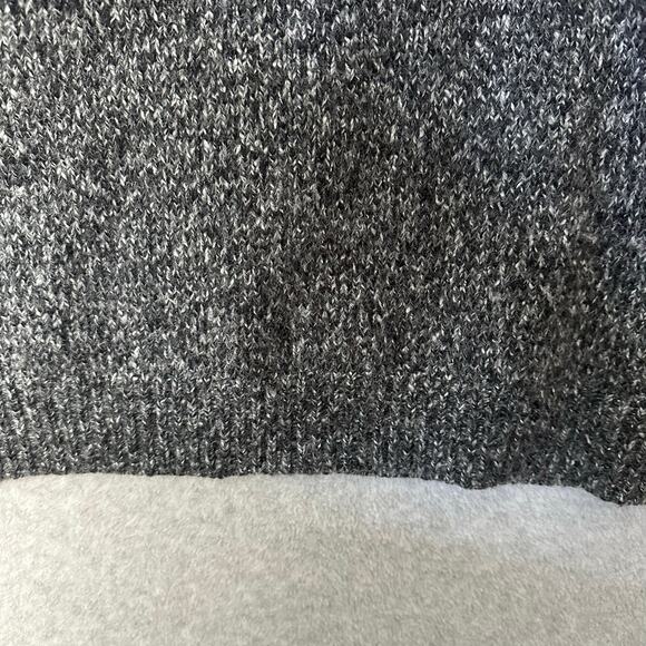 Old Navy Fair Isle Sweater Dress Size XXL Gray Knit Long Sleeve Cowl Turtleneck - Picture 6 of 13